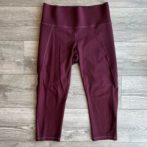 Old Navy High-Waisted Elevate (PowerPress) Built-In Sculpt 7/8-Length Leggings